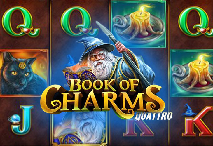 Book of Charms Quattro - Stakelogic slot at Queen Casino Casino